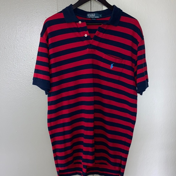Polo Ralph Lauren Other - Polo by Ralph Lauren Men’s Red & Navy Stripe Shirt